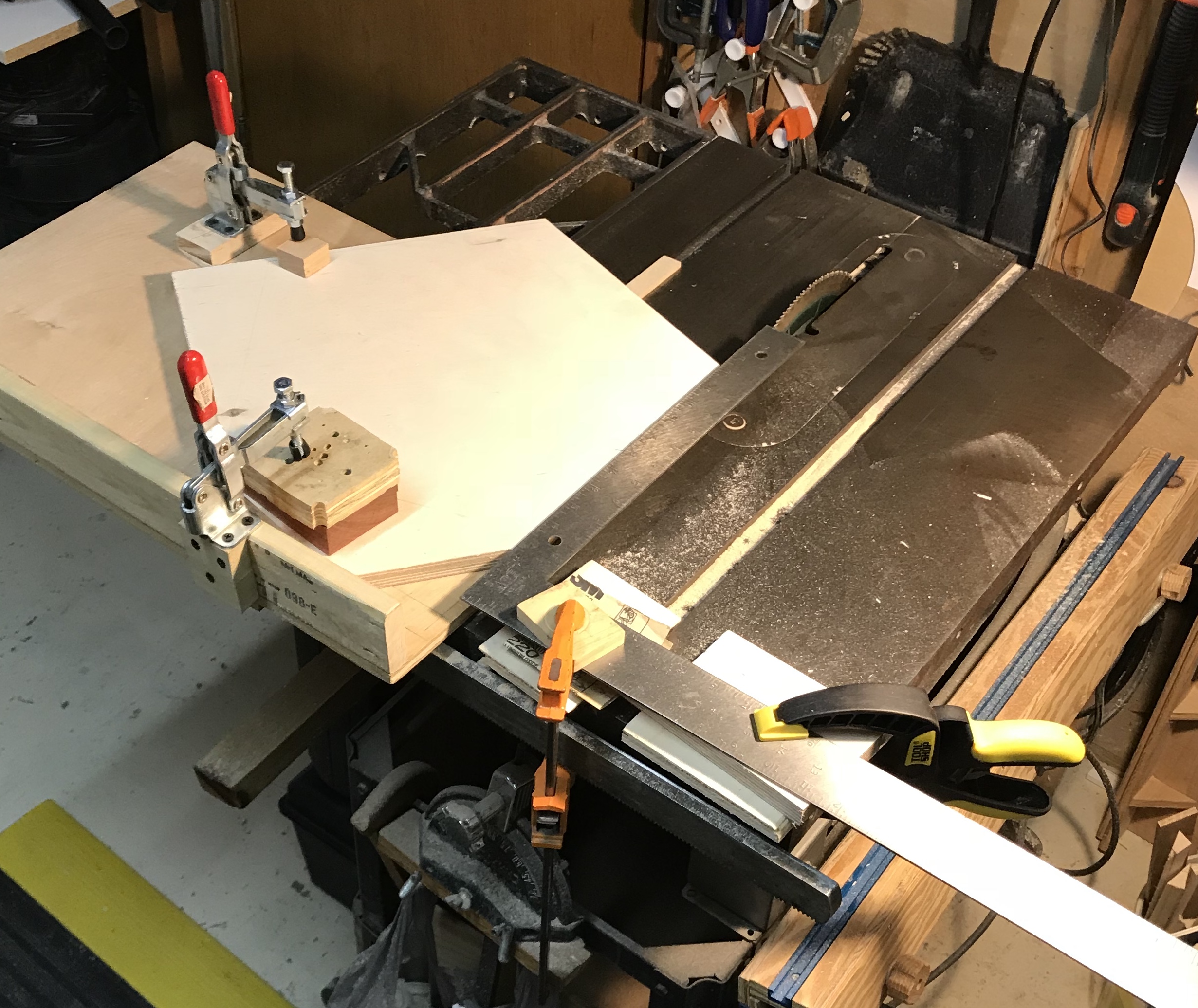 Pentagon cutting jig